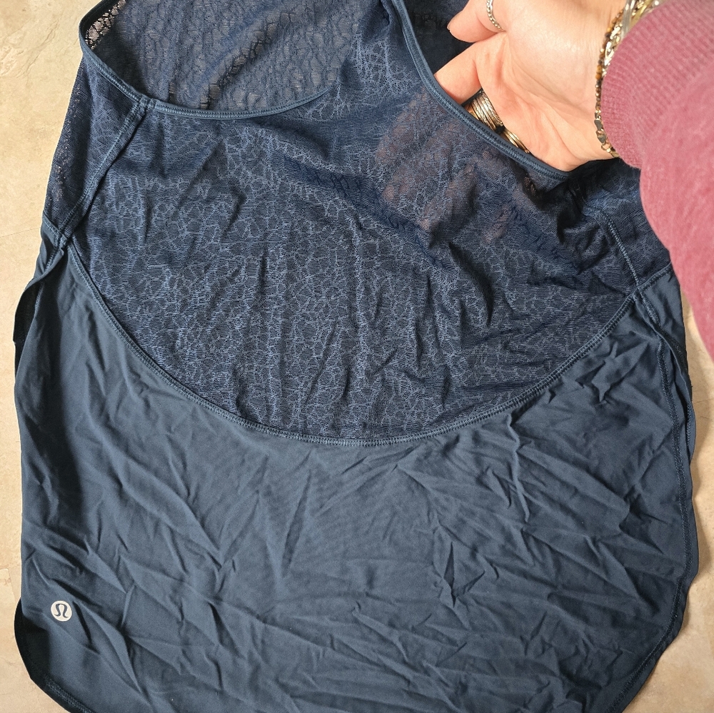 Lululemon Navy Blue Racerback Tank Top - Picture 5 of 5